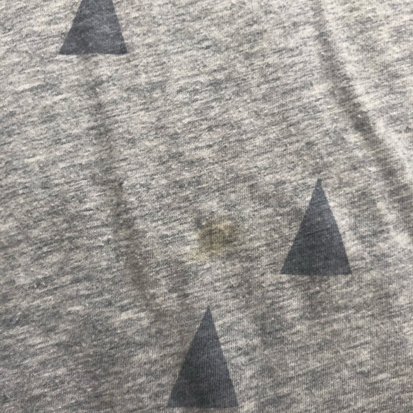 Oversized gray sequin v-neck T-shirt - Picture 4 of 6